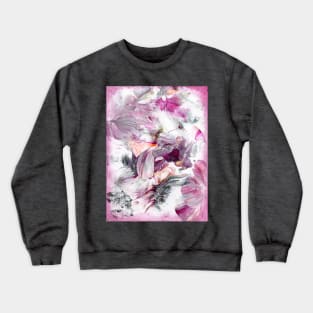 abstract pink splash Crewneck Sweatshirt